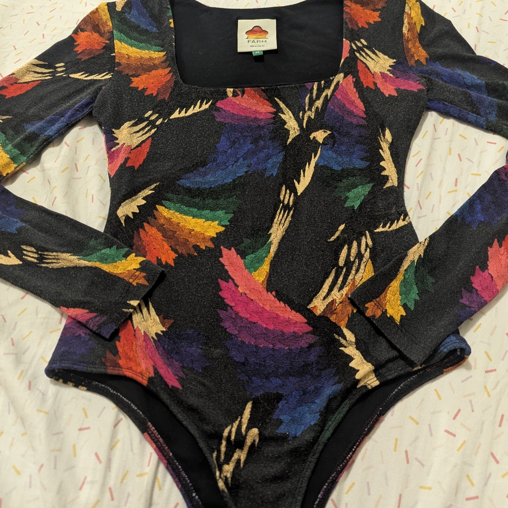 FARM Rio Multicolor Macaws Bodysuit - Picture 2 of 6